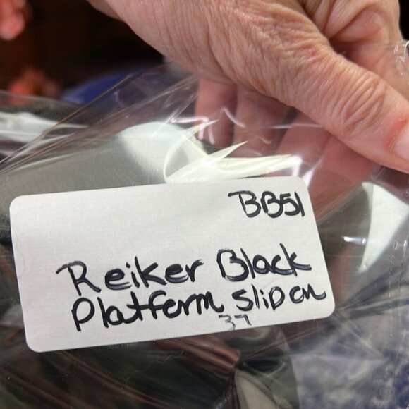 Rieker black slip on loafer shoe - Picture 14 of 14